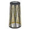 Globo Solarlamp LED Zwart, 1-licht