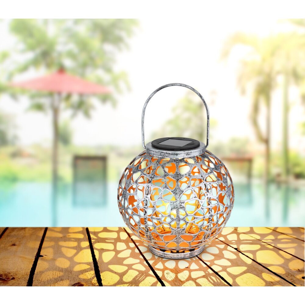 Globo Solarlamp LED Zilver, 1-licht main product photo