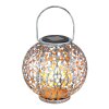 Globo Solarlamp LED Zilver, 1-licht Globo Solarlamp LED Zilver, 1-licht