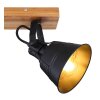 Globo GÜNTHER Plafondlamp Hout licht, 2-lichts