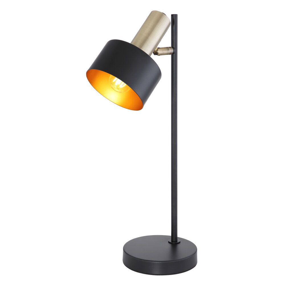 Globo SWINNI Tafellamp Goud, Zwart, 1-licht main product photo