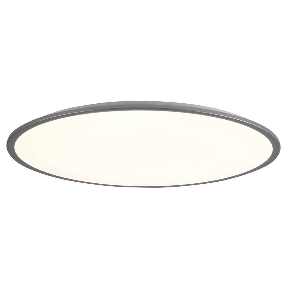Brilliant Jamil Plafondpaneel LED Zilver, 1-licht, Afstandsbediening main product photo