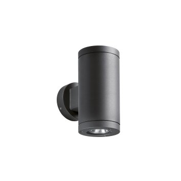 LCD 1062LED Buiten muurverlichting Zwart, 2-lichts LCD 1062LED Buiten muurverlichting Zwart, 2-lichts