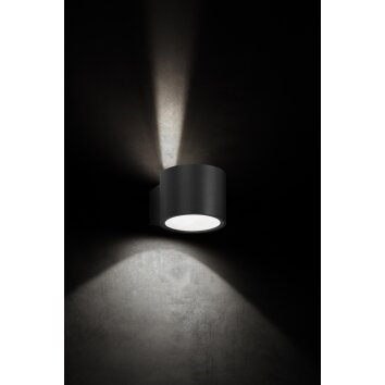 LCD 5076 Buiten muurverlichting Zwart, 1-licht LCD 5076 Buiten muurverlichting Zwart, 1-licht