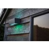 Lutec GEMINI Buiten muurverlichting LED Antraciet, 2-lichts, Kleurwisselaar