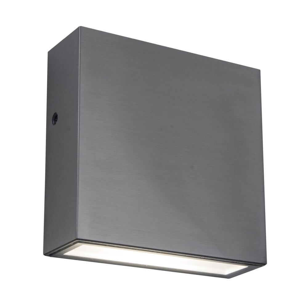 Lutec Gemini XF Buiten muurverlichting LED roestvrij staal, 1-licht