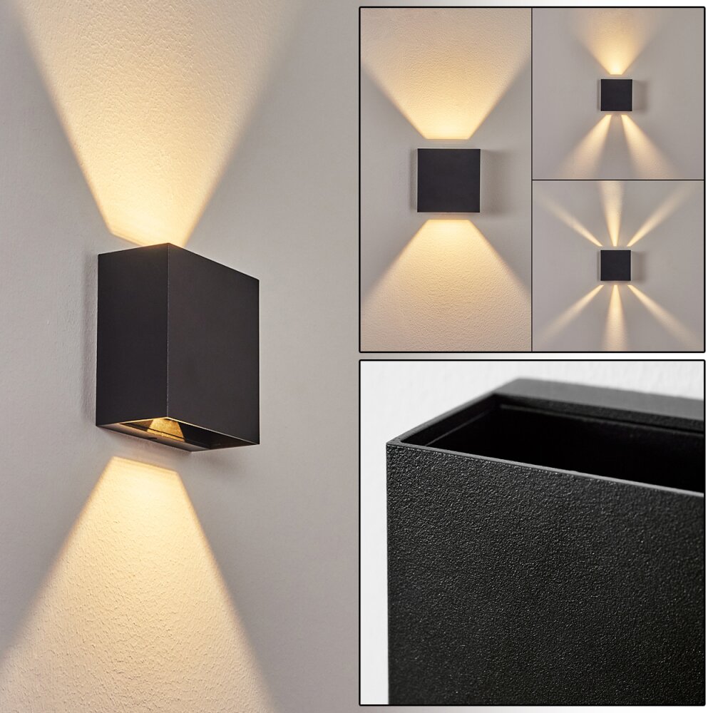 Spidern Buiten muurverlichting LED Zwart, 1-licht main product photo
