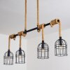 Ayocote Hanglamp Bruin, Zwart, 4-lichts Ayocote Hanglamp Bruin, Zwart, 4-lichts