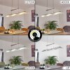 Bolonda Hanglamp LED Nikkel mat, 3-lichts