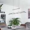 Bolonda Hanglamp LED Nikkel mat, 3-lichts