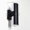 Baulund Buiten muurverlichting LED Zwart, 1-licht Baulund Buiten muurverlichting LED Zwart, 1-licht
