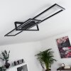 Omega Plafondlamp LED Zwart, 1-licht