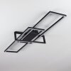 Omega Plafondlamp LED Zwart, 1-licht