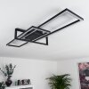 Omega Plafondlamp LED Zwart, 1-licht