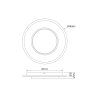 Globo LIMA Plafondpaneel LED Wit, 1-licht, Afstandsbediening