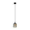 Eglo CHISLE Hanger Gebrandschilderd, Zwart, 1-licht