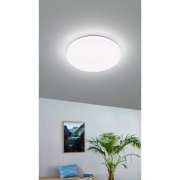 Eglo FRANIA-M Plafondlamp LED Wit, 1-licht, Bewegingsmelder Eglo FRANIA-M Plafondlamp LED Wit, 1-licht, Bewegingsmelder