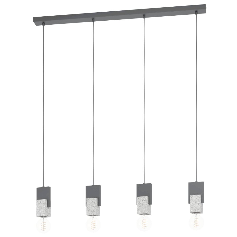 Eglo LOBATIA Hanger Zwart, 4-lichts main product photo