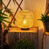 Conneaut Solarlamp LED Hout licht, Zwart, 1-licht