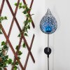 Rovinj Solarlamp LED Blauw, Zilver, 1-licht