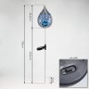 Rovinj Solarlamp LED Blauw, Zilver, 1-licht