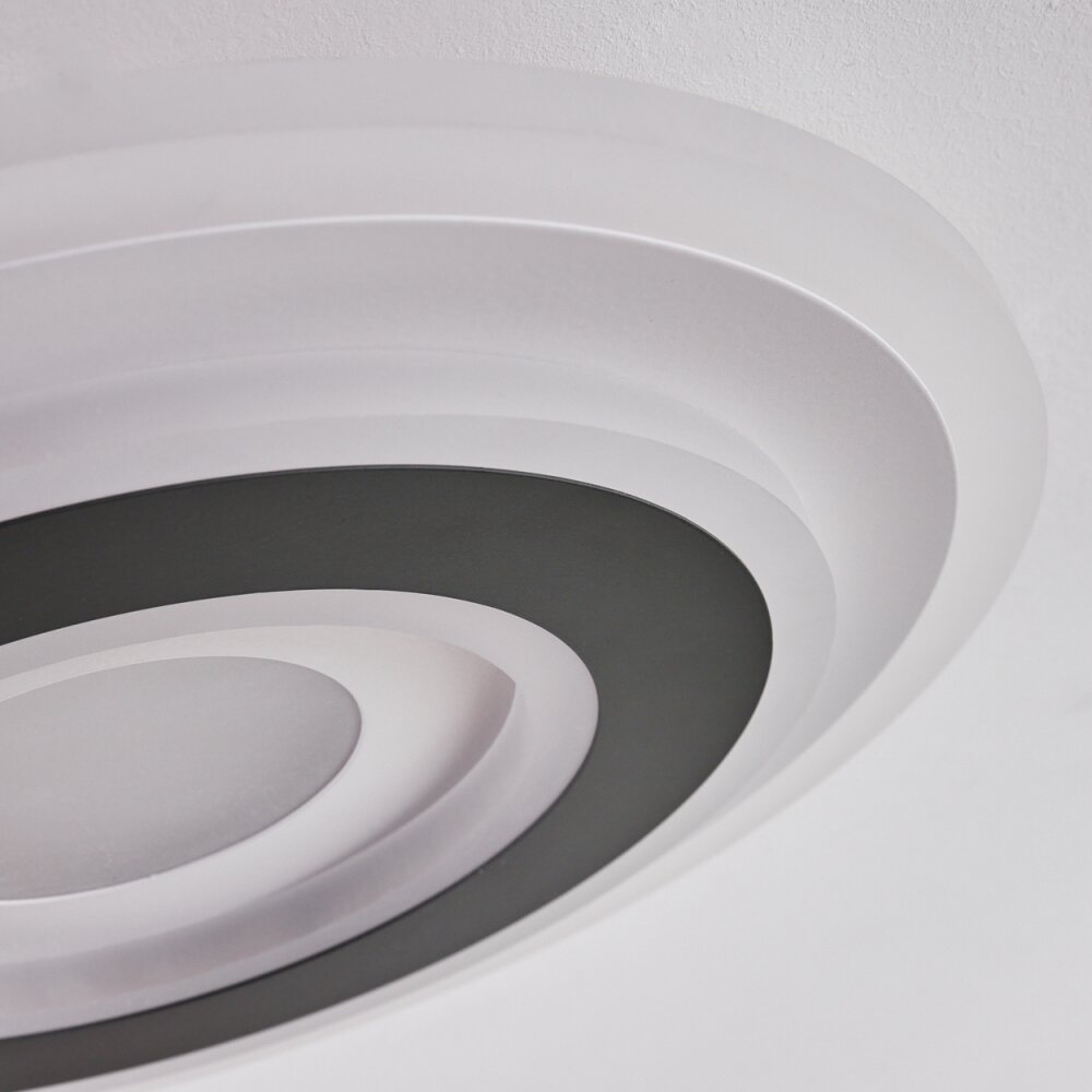 Wawo Plafondpaneel LED Grijs, Wit, 1-licht, Afstandsbediening