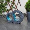 Siviri Solarlamp LED Blauw, Grijs, Transparant, Helder, 1-licht