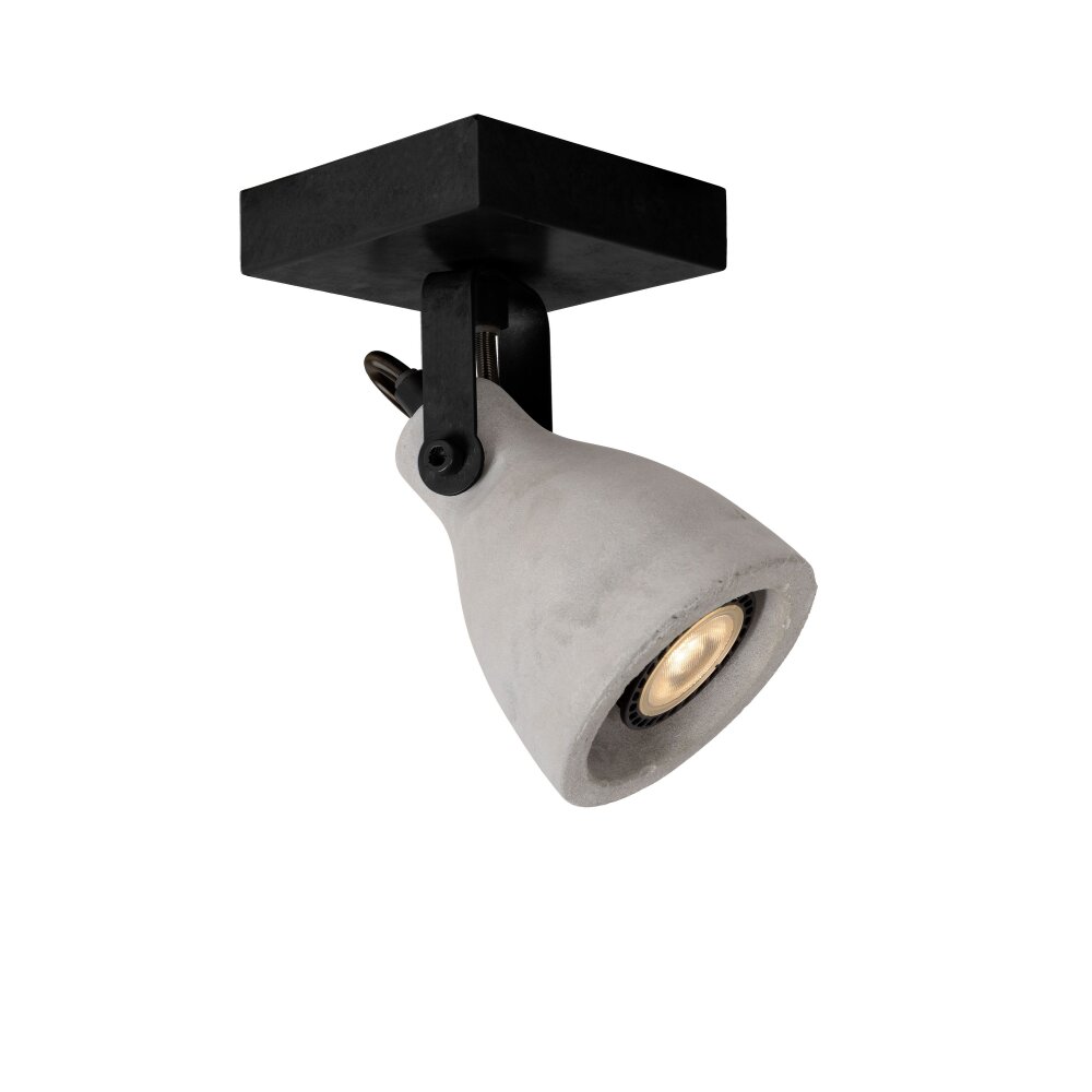 Lucide CONCRI Plafond straler LED Zwart, 1-licht
