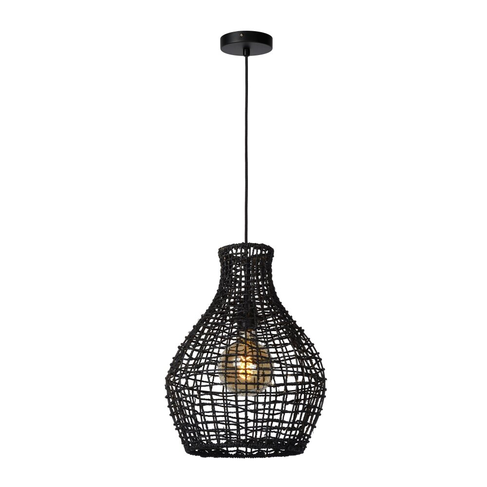 Lucide ALBAN Hanger Zwart, 1-licht main product photo