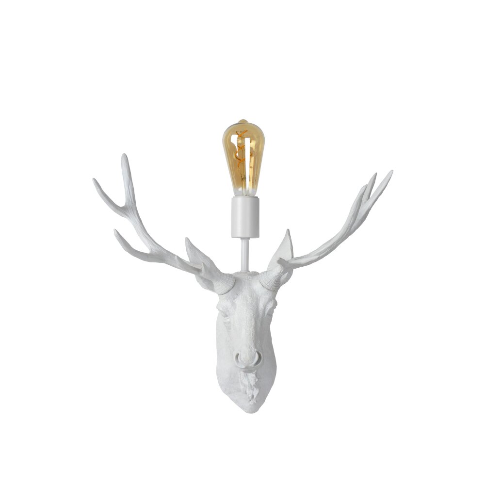 Lucide CARIBOU Muurlamp Wit, 1-licht main product photo