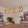 Ventimiglia Hanglamp Nikkel mat, 4-lichts