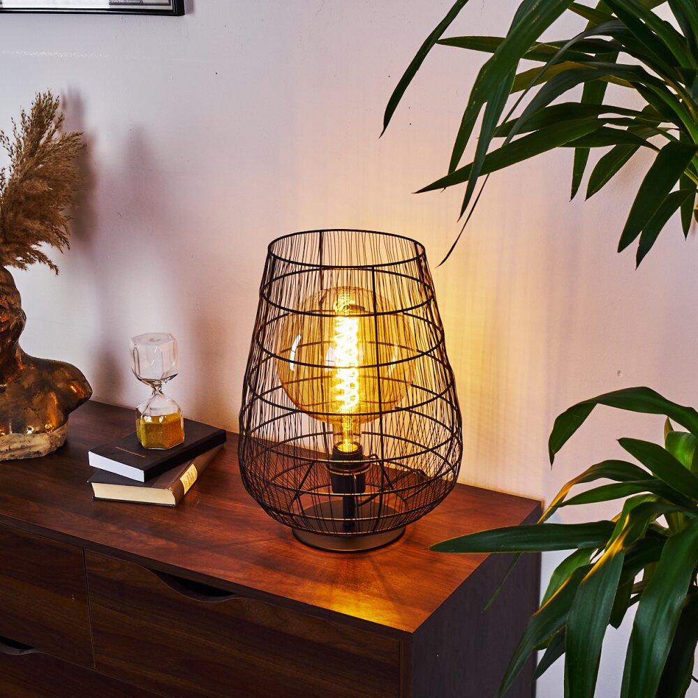 Yachats Tafellamp Zwart, 1-licht main product photo