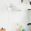 Corralcay Muurlamp Chroom, Wit, 1-licht