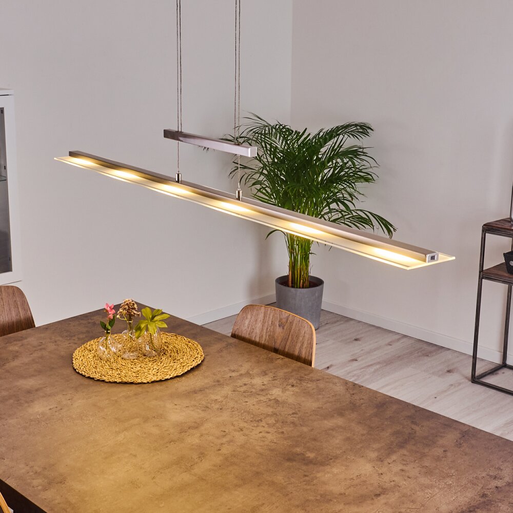 Hogana Hanglamp LED Nikkel mat, 1-licht main product photo