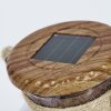Moliitsi Solarlamp LED Bruin, Rookkleurig, 10-lichts