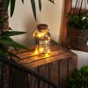Moliitsi Solarlamp LED Bruin, Rookkleurig, 10-lichts