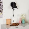 Ambousi Muurlamp Chroom, Zwart, 1-licht