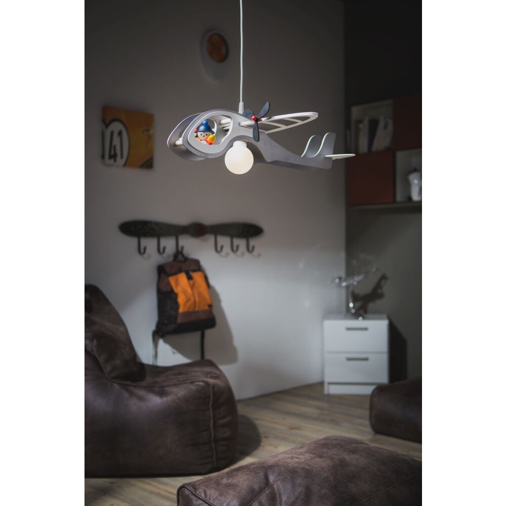 Elobra JOE Hanglamp Zilver, Wit, 1-licht main product photo