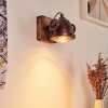 Herford Muurlamp Hout donker, Roest, 1-licht