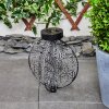 Mésan Solarlamp LED Zwart, Zilver, 1-licht