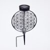 Mésan Solarlamp LED Zwart, Zilver, 1-licht