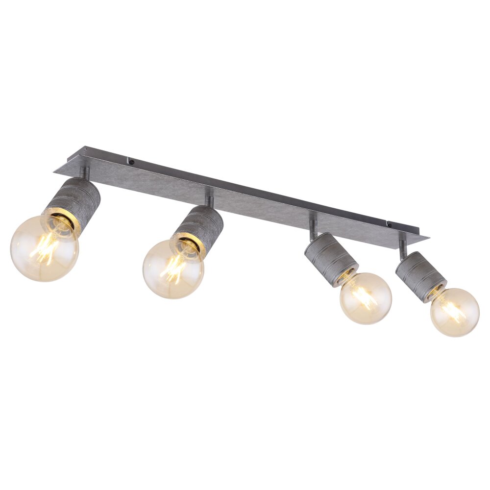 Globo FREDDY Plafondlamp Zilver, 4-lichts main product photo