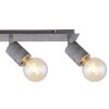 Globo FREDDY Plafondlamp Zilver, 4-lichts
