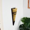 Voume Muurlamp Roest, Zwart, 1-licht
