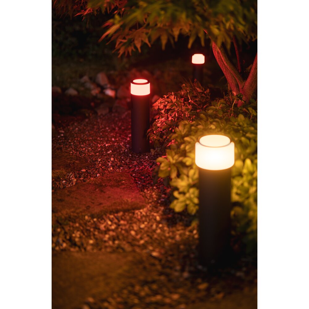 Philips Hue Ambiance White & Color Calla Sokkellamp basisset LED Zwart, 1-licht, Kleurwisselaar