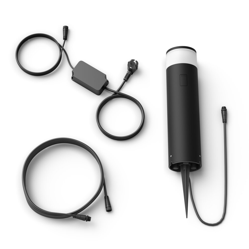 Philips Hue Ambiance White & Color Calla Sokkellamp basisset LED Zwart, 1-licht, Kleurwisselaar