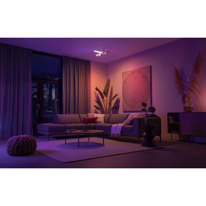 Philips HUE Centris Plafondlamp LED Wit, 3-lichts, Kleurwisselaar