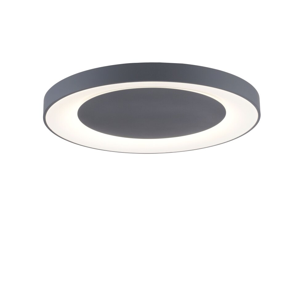 Leuchten Direkt ANIKA Plafondlamp LED Antraciet, 1-licht, Afstandsbediening