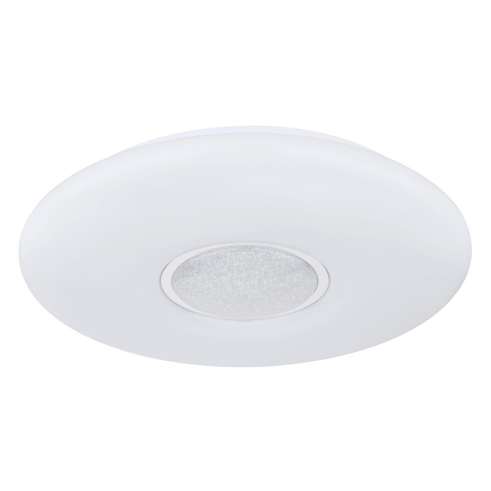 Globo SULLY Plafondlamp LED Wit, 1-licht, Afstandsbediening, Kleurwisselaar