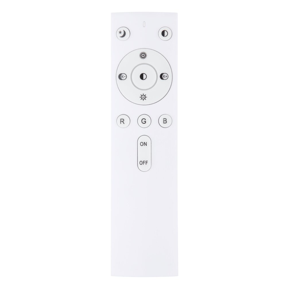 Globo SULLY Plafondlamp LED Wit, 1-licht, Afstandsbediening, Kleurwisselaar